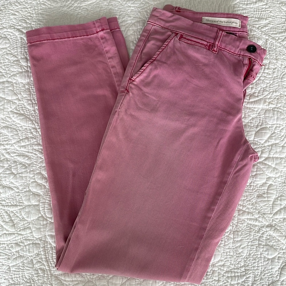 Anthropologie Pilcro Hyphen Pink Pants - Size 27